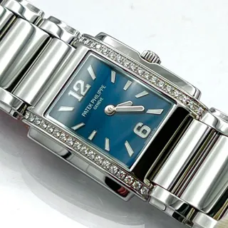 Patek Philippe Twenty~4 4910/1200A-001 25.1mm Stainless steel Blue