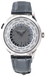 Patek Philippe World Time 5230G-014 38.5mm White gold White and Gray