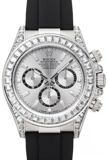 Rolex Cosmograph Daytona 126539TBR 18k white gold Silver