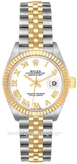 Rolex Lady-Datejust 279173-0023 Yellow gold and Stainless steel White