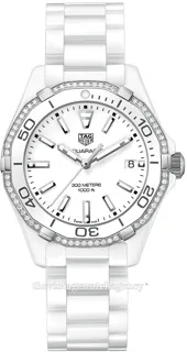 TAG Heuer Aquaracer Lady WAY1396.BH0717 Ceramic and Stainless steel White