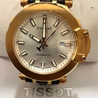 Tissot T-Race T115.407.37.031.00 45mm Rose gold Silver