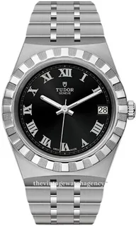 Tudor Royal M28400-0003 34mm Stainless steel Black