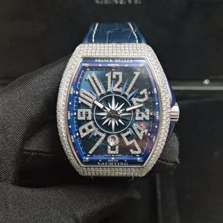 Franck Muller Vanguard V41SCDTACBL Stainless steel Blue