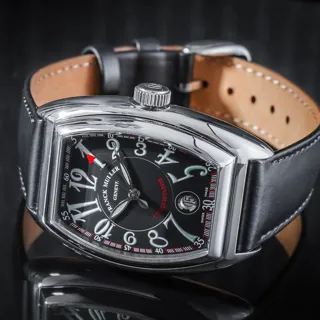 Franck Muller Conquistador SC 34mm Stainless steel Black