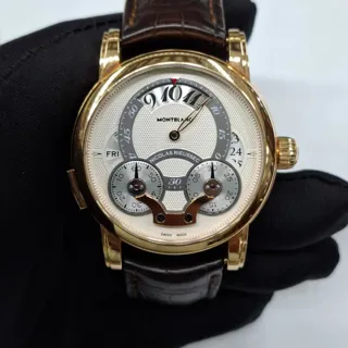 Montblanc Nicolas Rieussec 108789 43mm Rose gold Silver