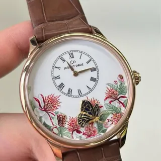 Jaquet Droz Les Ateliers D' Art J005033283 Rose gold and Red gold Blue and Pink and White