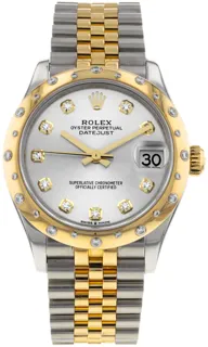 Rolex Datejust 31 278343RBR Yellow gold and Stainless steel Silver