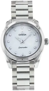 Omega Aqua Terra 220.10.28.60.55.001 28mm Stainless steel White