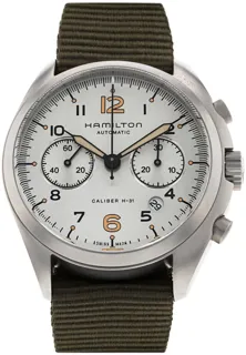 Hamilton Khaki Aviation H76456955 41mm Stainless steel Beige