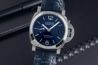 Panerai Luminor PAM01370 40mm Stainless steel Blue