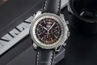 Breitling Bentley A44362 50mm Stainless steel Brown