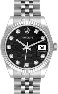 Rolex Datejust 31 178274 Stainless steel Black