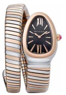 Bulgari Serpenti Tubogas 102123 SP35BSPG.1T 18k rose gold Black