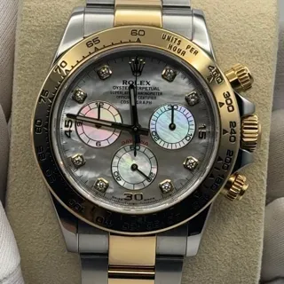 Rolex Daytona 116503-0007 40mm Yellow gold and Stainless steel White