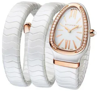 Bulgari Serpenti Spiga Ceramic White