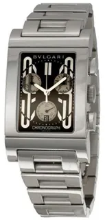 Bulgari Rettangolo RTC49BSSD Stainless steel Black