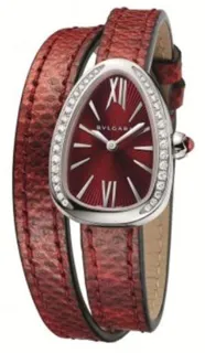 Bulgari Serpenti 102780 27mm Stainless steel Red