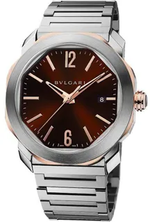 Bulgari Octo Roma 103210 41mm Stainless steel Brown