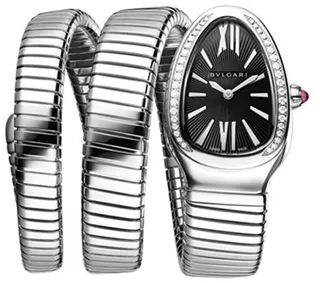 Bulgari Serpenti Tubogas 103433 35mm Stainless steel Black