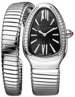 Bulgari Serpenti Tubogas 103524 35mm Stainless steel Black