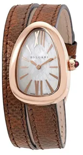 Bulgari Serpenti 102919 SPP32WQL 32mm 18kt Rose Gold White