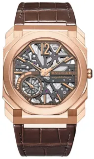 Bulgari Octo Finissimo 103667 BGO P 40 G XTSK 40mm 18 kt rose gold Gray