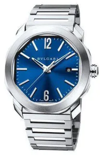 Bulgari Octo Roma 102856 41mm Stainless steel Blue