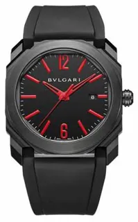 Bulgari Octo 102738 Stainless steel Black