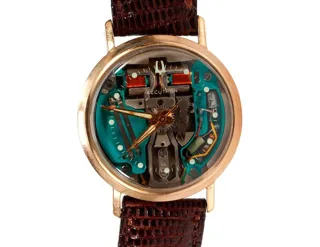 Bulova Accutron Spaceview 10k gold-filled