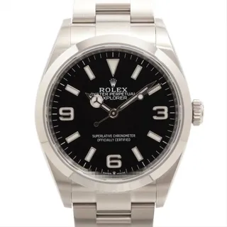 Rolex Explorer 124270 35mm Stainless steel Black