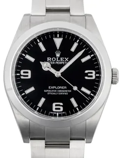 Rolex Explorer 214270 39mm Stainless steel Black