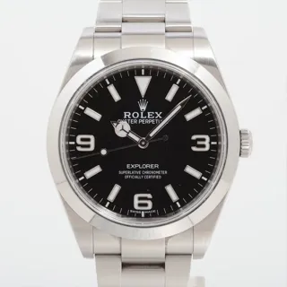 Rolex Explorer 214270 38mm Stainless steel Black