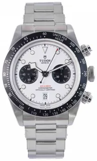 Tudor Black Bay Chronograph 79360N 41mm Stainless steel White