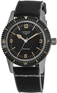 Longines Heritage L2.822.4.56.9 Stainless steel Black