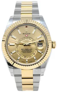 Rolex Sky-Dweller 326933 42mm Stainless steel Champagne