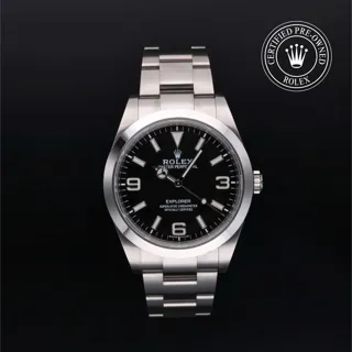 Rolex Explorer 214270-0003 39mm Stainless steel Black