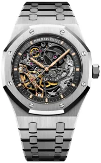 Audemars Piguet Royal Oak Double Balance 15407ST.OO.1220ST.01 Stainless steel slate grey$skeleton