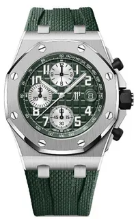 Audemars Piguet Royal Oak Offshore 26238TI.OO.A056CA.01 Titanium Khaki Green Méga Tapisserie