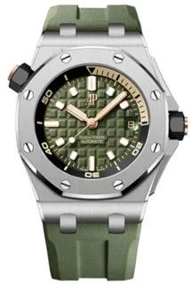 Audemars Piguet Royal Oak Offshore Diver 15720ST.OO.A052CA.01 Stainless steel Green