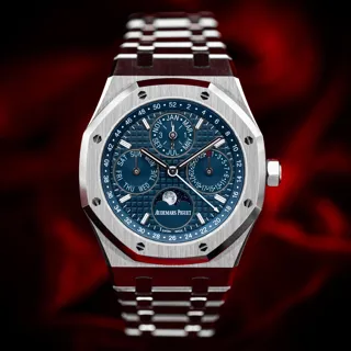 Audemars Piguet Royal Oak Perpetual Calendar 26574ST.OO.1220ST.02 Stainless steel Blue