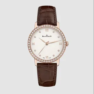 Blancpain Ultraplate 6104-2987-55A Rose gold White