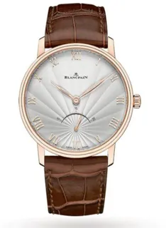 Blancpain Villeret 6653-3642-55B Red gold Silver