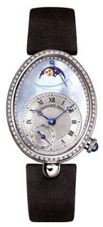 Breguet Reine de Naples 18k white gold Blue