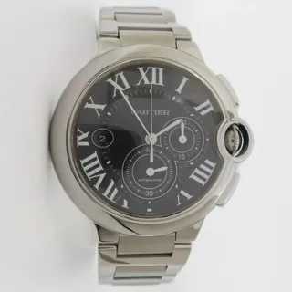 Cartier Ballon Bleu 44mm Stainless steel Black