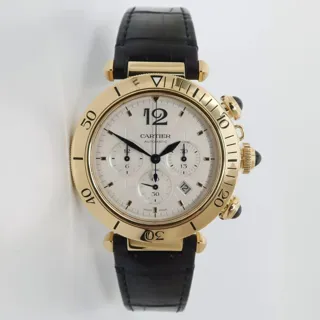 Cartier Pasha de Cartier 41mm Yellow gold Silver