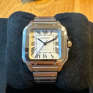 Cartier Santos de Cartier 35mm Stainless steel Silver