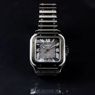 Cartier Santos de Cartier 40mm Stainless steel Gray