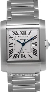 Cartier Tank Française WSTA0067 Stainless steel Silver