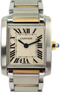 Cartier Tank Française Yellow gold and Stainless steel Silver